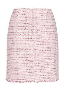 Marc Aurel Pink Summer Tweed Skirt