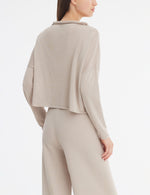 Load image into Gallery viewer, Sarah Pacibni Cropper Sweater Asymetrical Colour
