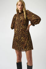 Load image into Gallery viewer, Joseph Ribkoff Georgette Animal Print dress
