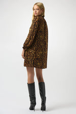 Load image into Gallery viewer, Joseph Ribkoff Georgette Animal Print dress