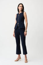 Load image into Gallery viewer, Joseph Ribkoff Pull-On Flare Pants With Chain Belt Style