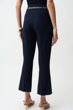 Load image into Gallery viewer, Joseph Ribkoff Pull-On Flare Pants With Chain Belt Style