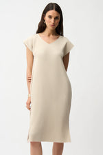 Load image into Gallery viewer, Joseph Ribkoff Pleated Straight Dress With Pockets