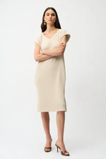 Load image into Gallery viewer, Joseph Ribkoff Pleated Straight Dress With Pockets
