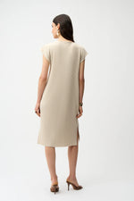Load image into Gallery viewer, Joseph Ribkoff Pleated Straight Dress With Pockets
