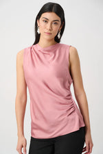 Load image into Gallery viewer, Joseph Ribkoff Satin Sleeveless Cowl Top