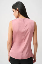 Load image into Gallery viewer, Joseph Ribkoff Satin Sleeveless Cowl Top