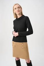 Load image into Gallery viewer, Joseph Ribkoff Jacquard and Suede Dress
