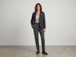 Load image into Gallery viewer, Circolo Slim-fit knitted blazer in a virgin wool blend