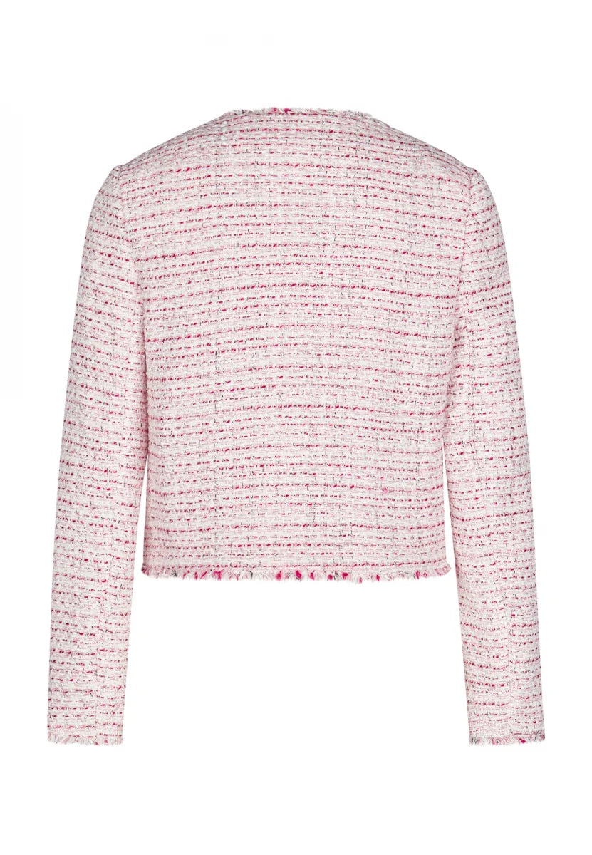 Marc Aurel Summer Pink Tweed Jacket