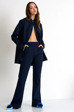 Load image into Gallery viewer, Shan Flared Pant in Marine Navy

