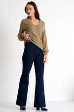 Load image into Gallery viewer, Shan Flared Pant in Marine Navy

