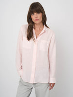 Load image into Gallery viewer, Repeat Basic Pure Linen Blouse Gloss