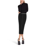 Load image into Gallery viewer, Marc Cain Long Black Skirt with Zipper
