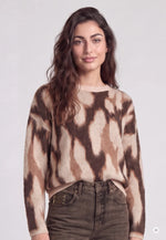 Load image into Gallery viewer, Marc Aurel Sweater with abstract leopard-print jacquard