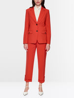 Load image into Gallery viewer, Marc Cain Fitted Blazer in Red