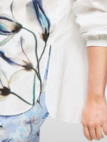 Load image into Gallery viewer, Marc Cain Long blouse with lily print