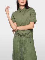 Load image into Gallery viewer, Marc Cain blouse shirt in Olivine