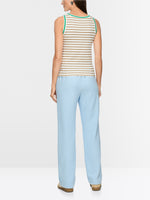 Load image into Gallery viewer, Marc Cain Striped stretch cotton top