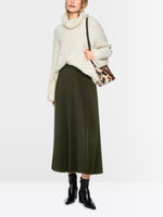 Load image into Gallery viewer, Marc Cain Boiled wool midi skirt