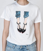 Load image into Gallery viewer, Cpress T-shirt Downtown in white