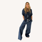 Load image into Gallery viewer, Kerri Rosenthal Palazzo Denim Pant