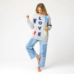 Load image into Gallery viewer, Kerri Rosenthal Jammy Love Sweater in Grey