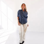 Load image into Gallery viewer, Kerri Rosenthal Keaton Denim Shirt