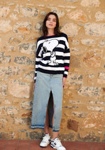 Load image into Gallery viewer, Princess Snoopy Stripe Sweater

