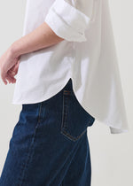 Load image into Gallery viewer, Patrick Assaraf boxy white blouse