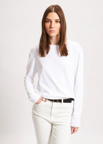 Load image into Gallery viewer, Patrick Assaraf Pima Cotton Stretch Boyfriend Long Sleeve