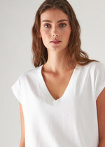 Load image into Gallery viewer, Patrick Assaraf Iconic Vneck Dolman Tee
