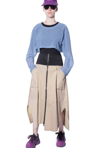 Art Point Tulip skirt with zip and big pockets
