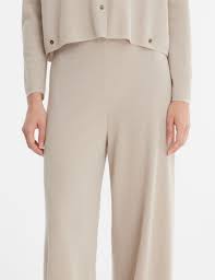 Sarah Pacini knitted pant in Beige
