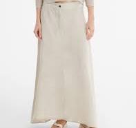 Sarah Pacini Long Skirt Beige