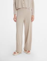 Sarah Pacini knitted pant in Beige