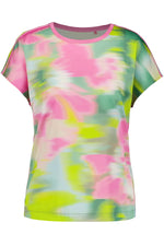 Load image into Gallery viewer, Gerry Weber PINK WATERCOLOUR PRINT ECOVERO TOP
