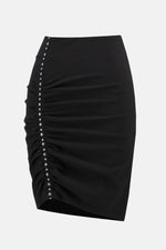 Load image into Gallery viewer, Joseph Ribkoff Black Skirt with studs
