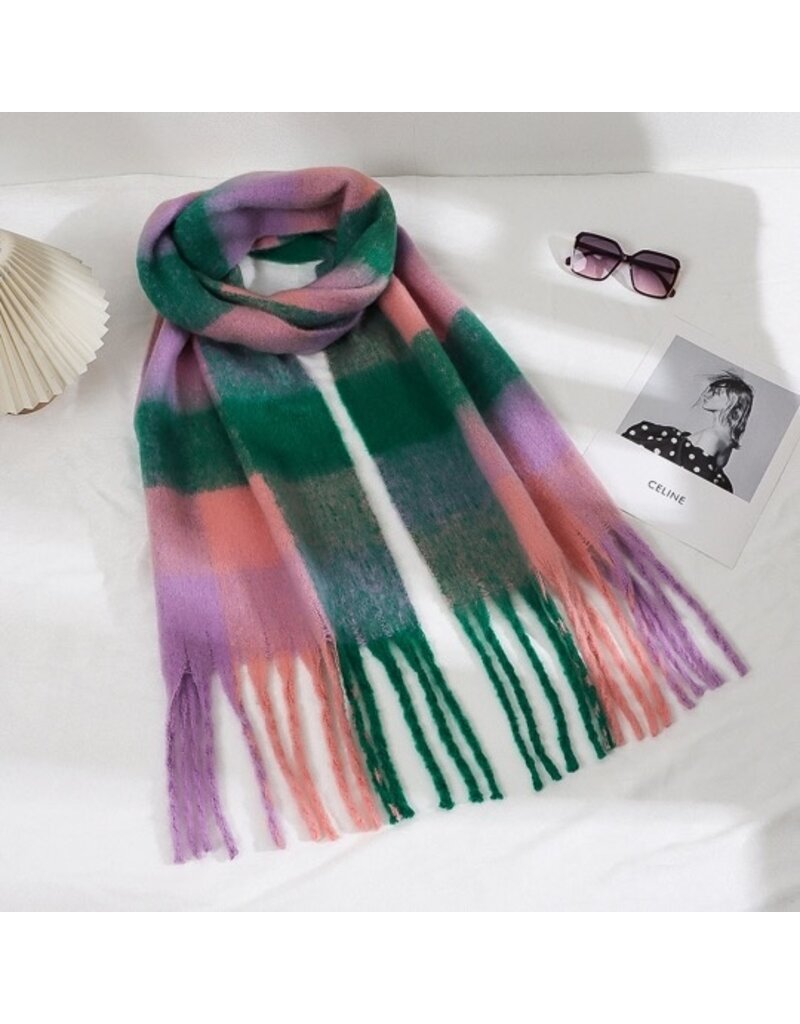 Lyle & Luxe Check Scarf