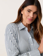 Load image into Gallery viewer, Gerry Weber White Stripe Blouse