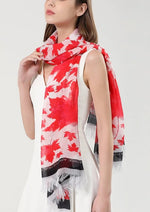 Load image into Gallery viewer, Love Pure Scarf The leaves on our Tree Oh Canada
