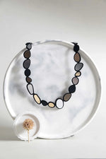Load image into Gallery viewer, Iskin Sisters small stone necklace
