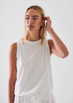 Load image into Gallery viewer, Patrick Assaraf  fitted crew neck Tank
