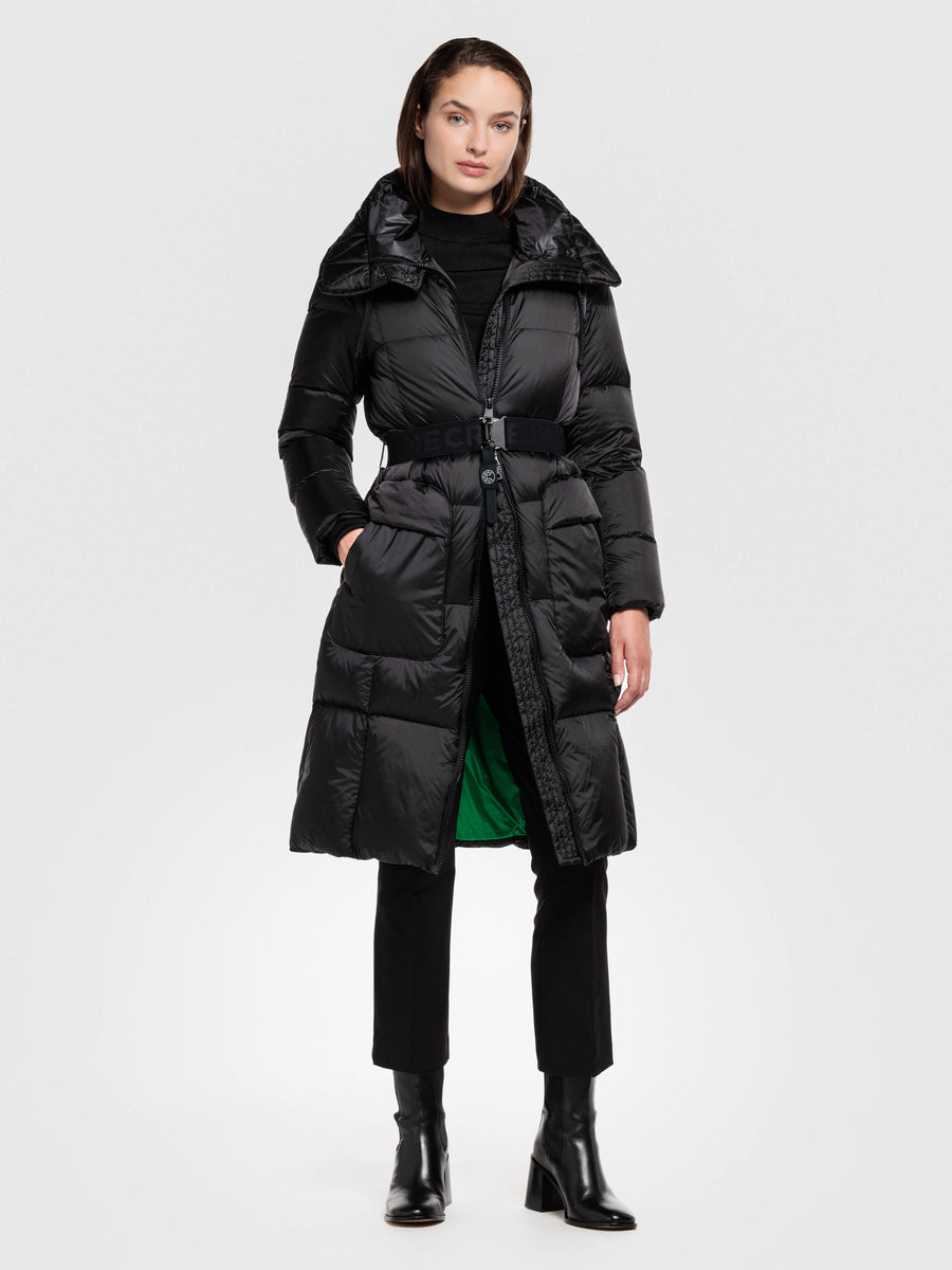 Creenstone DOWN PUFFER COAT WITH BELT