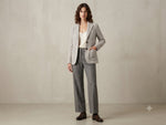 Load image into Gallery viewer, Circolo Slim-fit knitted blazer in a virgin wool blend

