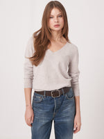 Load image into Gallery viewer, Repeat Cashmere V-Neck Sweater
