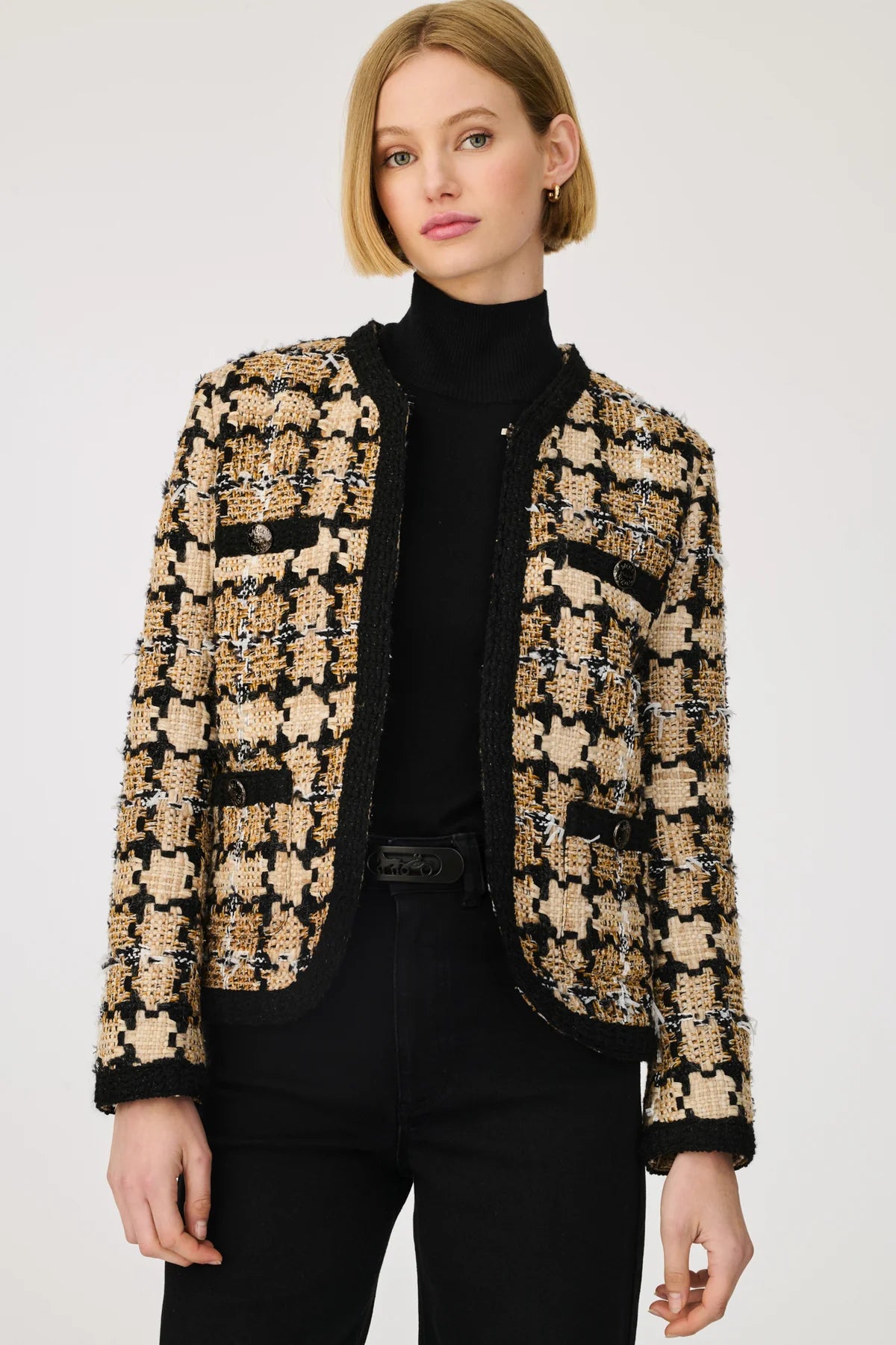 Weill Tweed Boucle Jacket Tahia Marron