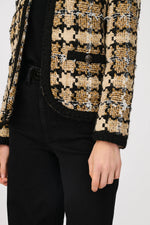 Load image into Gallery viewer, Weill Tweed Boucle Jacket Tahia Marron
