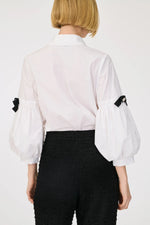 Load image into Gallery viewer, Weill Poplin shirt with puffed sleeves
