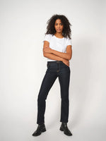 Load image into Gallery viewer, MMAshley Deluxe Jeans Dark Blue
